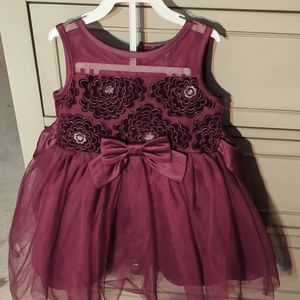 Zunie burgundy dress